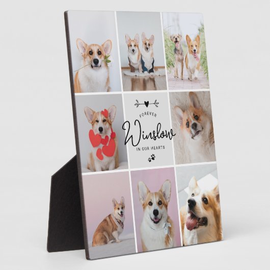 ペットのロストギフトドッグメモリアル8写真記念 フォトプラーク (側面)
