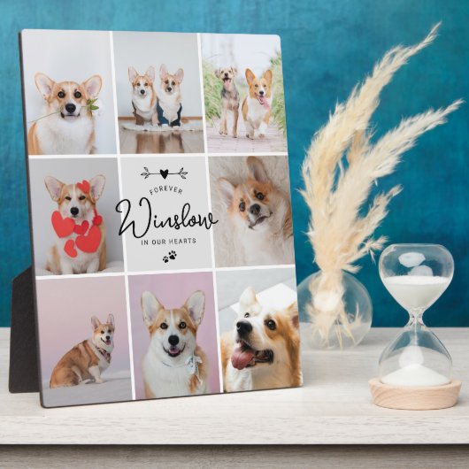 ペットのロストギフトドッグメモリアル8写真記念 フォトプラーク (側面)