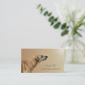 ペットの世話および採用の名刺 名刺 (スタンド正面)