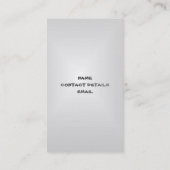 ペットの世話かペット付き添いの名刺 名刺 (裏面)