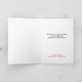 ペットの世話のプロフェッショナルからの休日カード シーズンカード (内部)