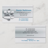 ペットの世話の名刺をかわいがります 名刺 (正面/裏面)