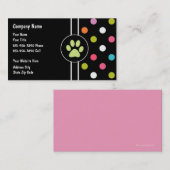 ペットの世話の名刺 名刺 (正面/裏面)