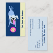 ペットの世話の名刺 名刺 (正面/裏面)