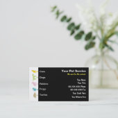 ペットの世話の名刺 名刺 (スタンド正面)