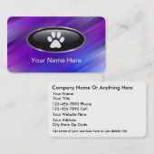 ペットの世話の名刺 名刺 (正面/裏面)