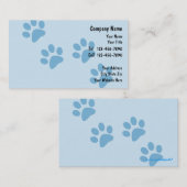 ペットの世話の名刺 名刺 (正面/裏面)