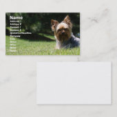 ペットの世話の名刺 名刺 (正面/裏面)