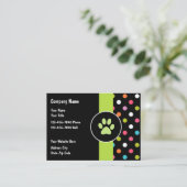 ペットの世話の名刺 名刺 (スタンド正面)