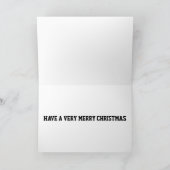 ペットの世話をする人のクリスマスと感謝 シーズンカード (内部)