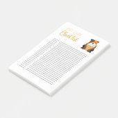 ペットの世話リスト ポストイット (アングル)