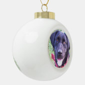 ペットの写お気に入りの真オーナメント2020を追加 セラミックボールオーナメント (左)