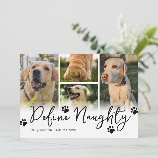 ペットの写真いけなの数々のクリスマス シーズンカード (スタンド正面)