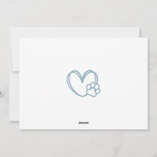 ペットの写真からの犬のお父さんへの父の日 シーズンカード (裏面)