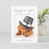 ペットの写真でハッピーニューイヤー2026カレンダー シーズンカード (スタンド正面)