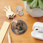 ペットの写真と名前パーソナライズされた キーホルダー<br><div class="desc">写真のカスタム写真と名前を作るRicasoのユニーク2写真のキカスタマイズーリングをパーソナライズされた作成する</div>