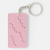 ペットの写真と名前1枚をプリント キーホルダー (裏面)