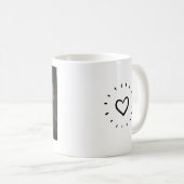 ペットの写真と名前 コーヒーマグカップ (正面右)