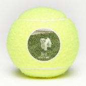 ペットの写真と文字 テニスボール (正面)