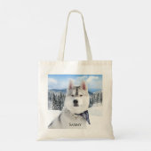 ペットの写真の名前 トートバッグ (裏面)
