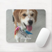 ペットの写真または子供の写真と名前 マウスパッド (マウス)