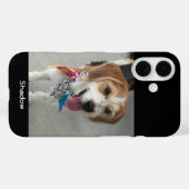 ペットの写真または子供の写真と名前 Case-Mate iPhoneケース (裏面 (横))