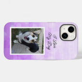 ペットの写真をカスタマイズ 犬が大好き Case-Mate iPhoneケース (裏面 (横))