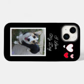 ペットの写真をカスタマイズ 犬が好き Case-Mate iPhoneケース (裏面 (横))