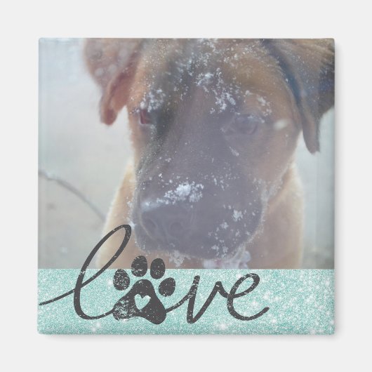 ペットの写真をカスタマイズ - GraphicLoveShop マグネット (正面)