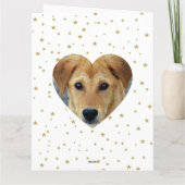 ペットの写真を入れたフレーム カード (裏面)