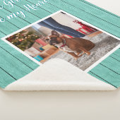 ペットの写真を盗んだハート シェルパブランケット (3/4)