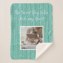 ペットの写真を盗んだ少年 シェルパブランケット