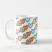 ペットの写真オンハート コーヒーマグカップ (左)