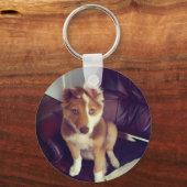 ペットの写真カスタムをアップロード キーホルダー (正面)