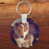 ペットの写真カスタムをアップロード キーホルダー (正面)
