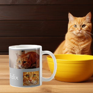ペットの写真ギフト カスタマイズ パーソナライズ 犬 猫 コーヒーマグカップ