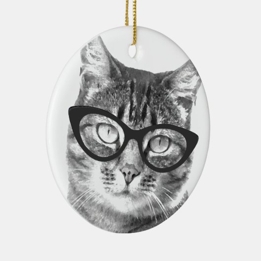 ペットの写真クリスマスの飾り |写真の追加 セラミックオーナメント (右)