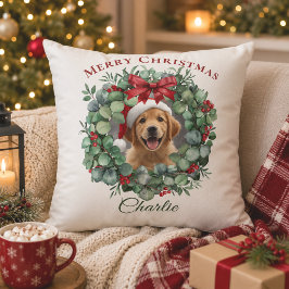 ペットの写真クリスマス – オーダーメイドのホリデーギフト クッション