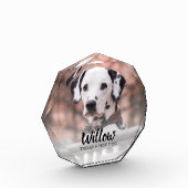 ペットの写真パーソナライズされた フォトブロック (左)