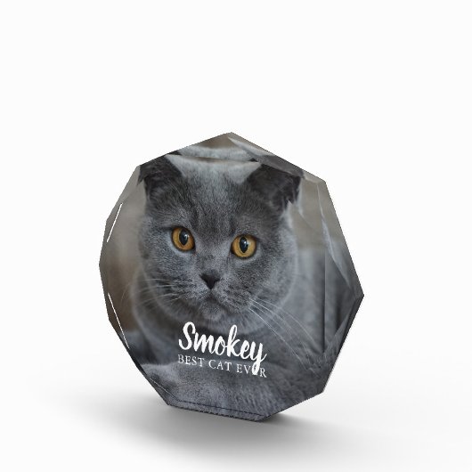 ペットの写真パーソナライズされた フォトブロック (右)