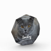 ペットの写真パーソナライズされた フォトブロック (左)