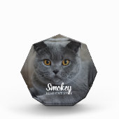 ペットの写真パーソナライズされた フォトブロック (正面)