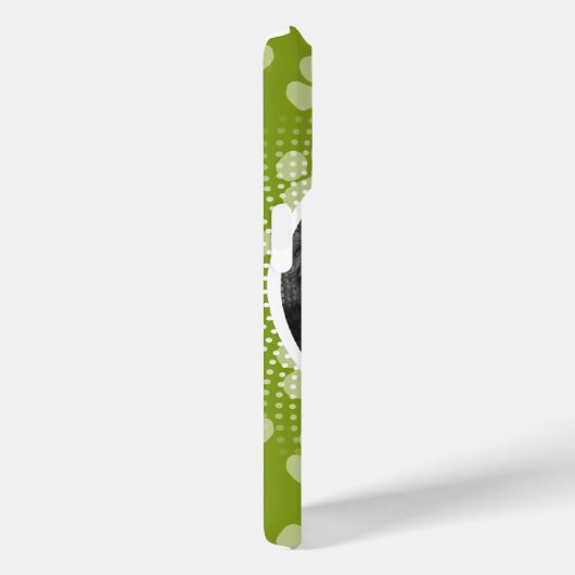 ペットの写真フレームと手のプリントと犬の骨 Case-Mate iPhoneケース (裏面 / 右)