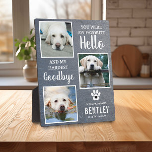 ペットの写真メモリアル 犬の思い出   ペットの喪失 フォトプラーク