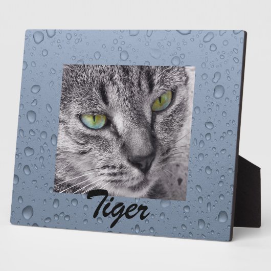 ペットの写真用プラークを作る フォトプラーク (側面)