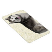 ペットの写真簡単テンプレートドッグパピーDIYアップロード マグネット (右側)