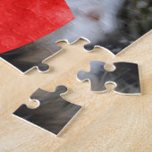 ペットの写真記念 – ペットの損失記念 – 犬の写真 ジグソーパズル (側面)