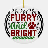 ペットの写真 |かわいい愛犬のオーナメント セラミックオーナメント (裏面)