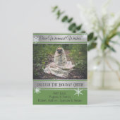 ペットの写真「ご多幸をお祈り」の祝日を追加 ポストカード (スタンド正面)