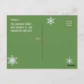 ペットの写真「ご多幸をお祈り」の祝日を追加 ポストカード (裏面)